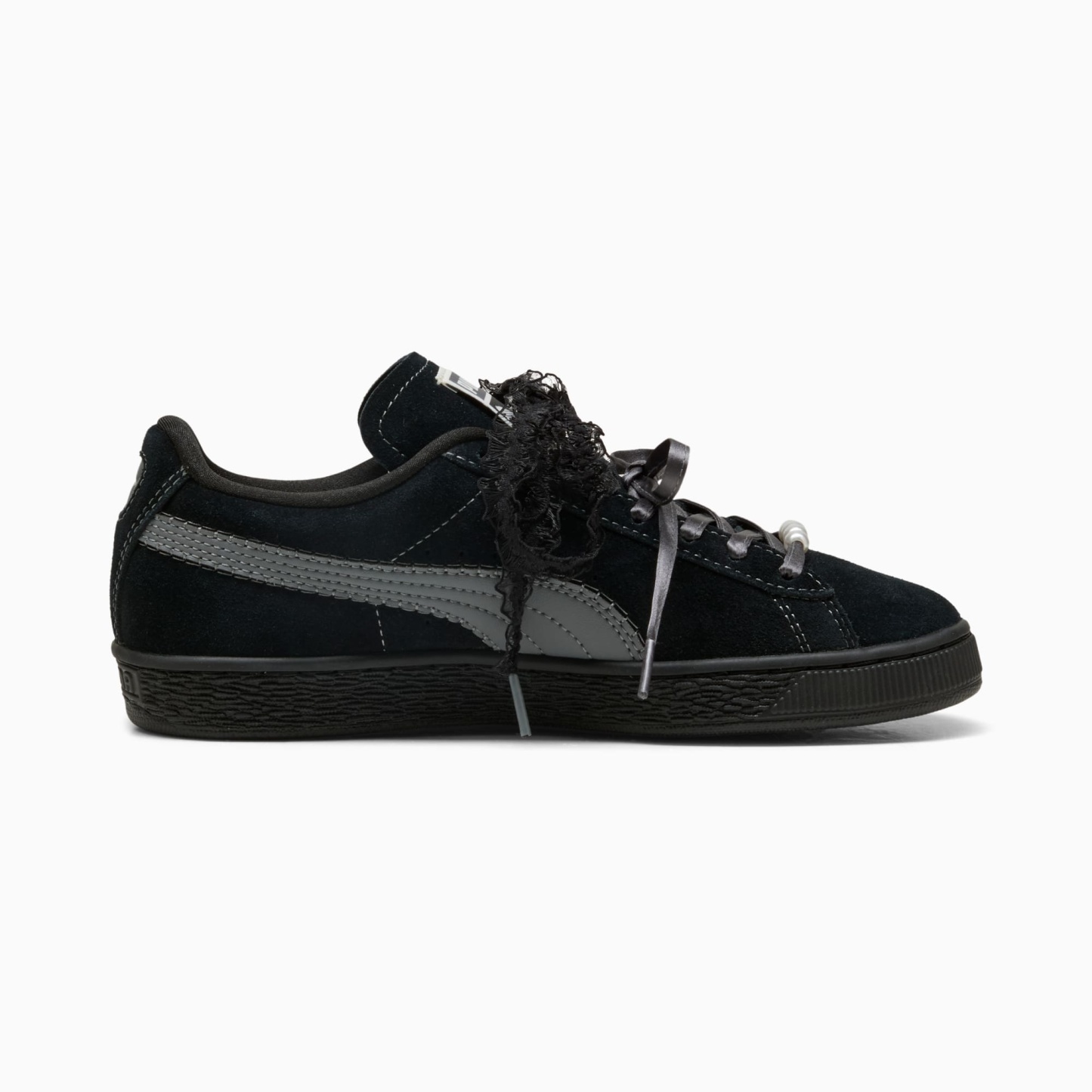 Sneakers Suede Bloom Femme - PUMA Black-Slate Sky
