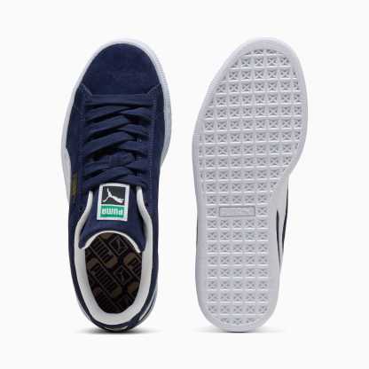 Baskets Suede Classic Enfant et Adolescent - PUMA Navy-PUMA White