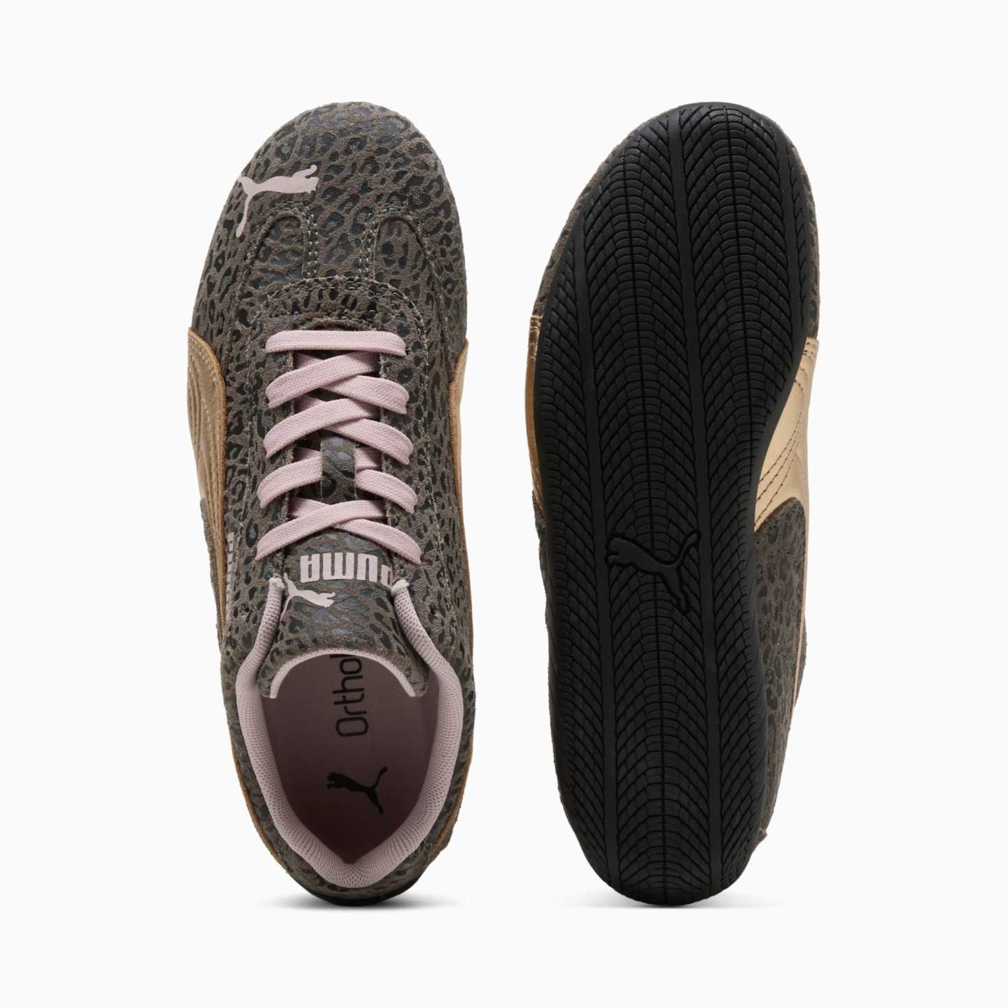 Sneakers Speedcat LeoGirl Enfant et Adolescent - Matte Bronze-PUMA Gold