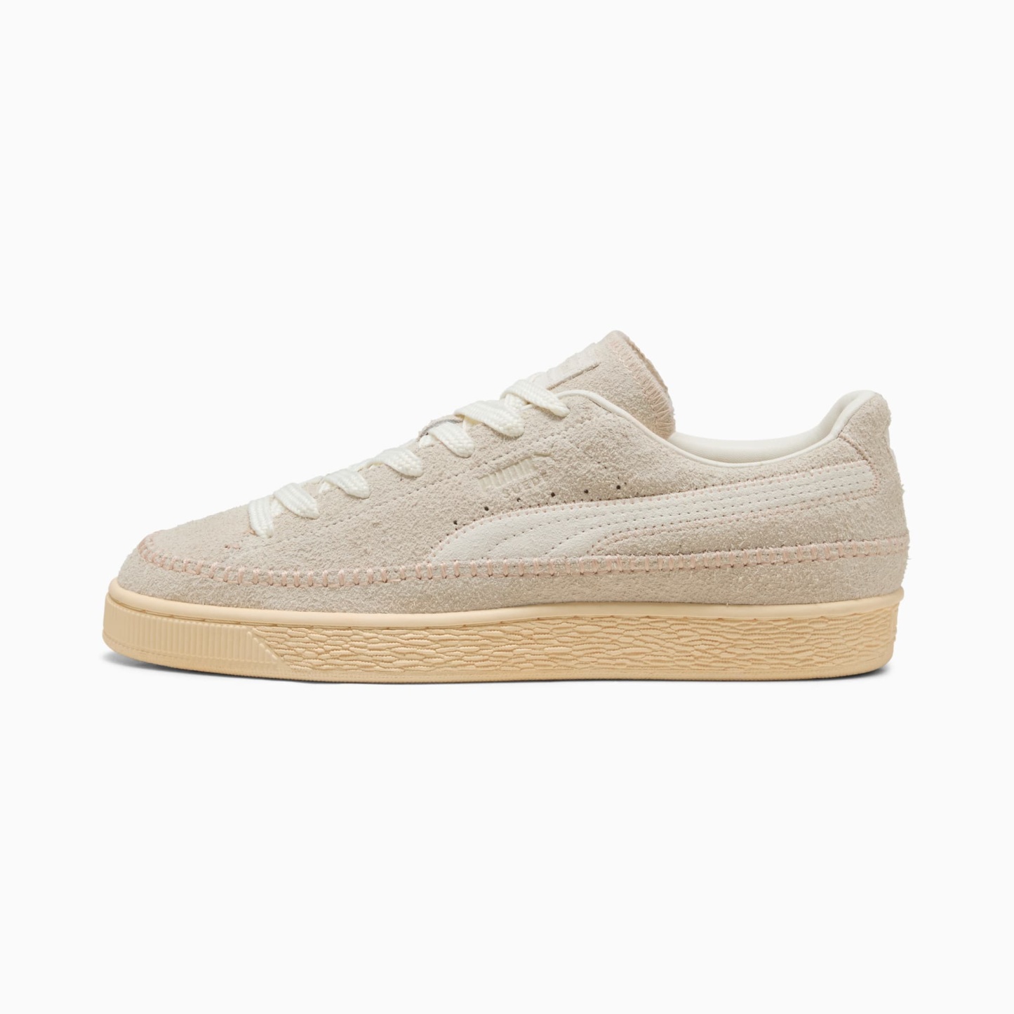 Sneakers Suede Moccasin Unisexe - Frosted Ivory-Warm White