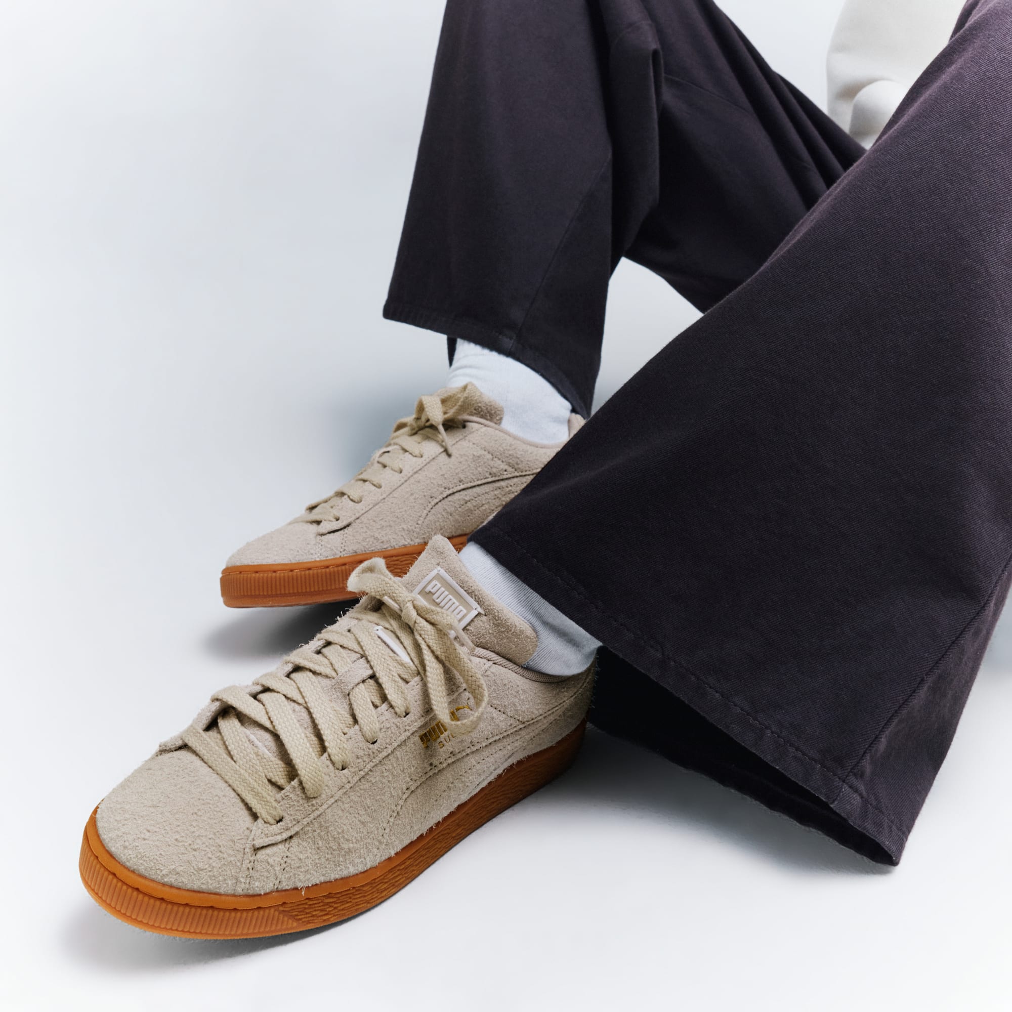 Sneakers Suede Forever Unisexe - Silver Fog-Gum