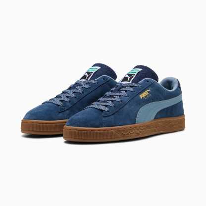 Sneakers Suede Fuzzy Unisexe - Persian Blue-Gum