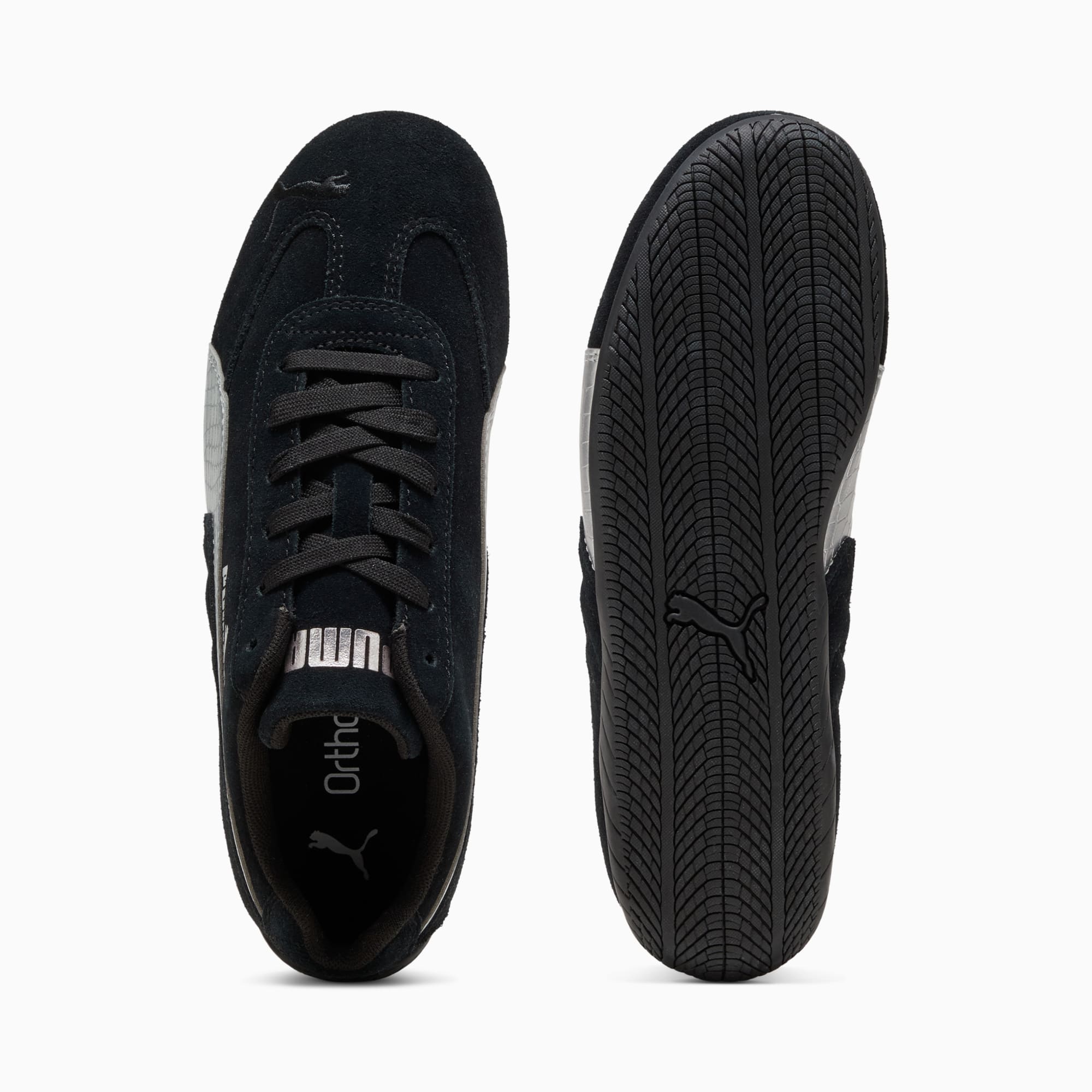 Sneakers Speedcat Metallic Safari Enfant et Adolescent - PUMA Black-PUMA Silver