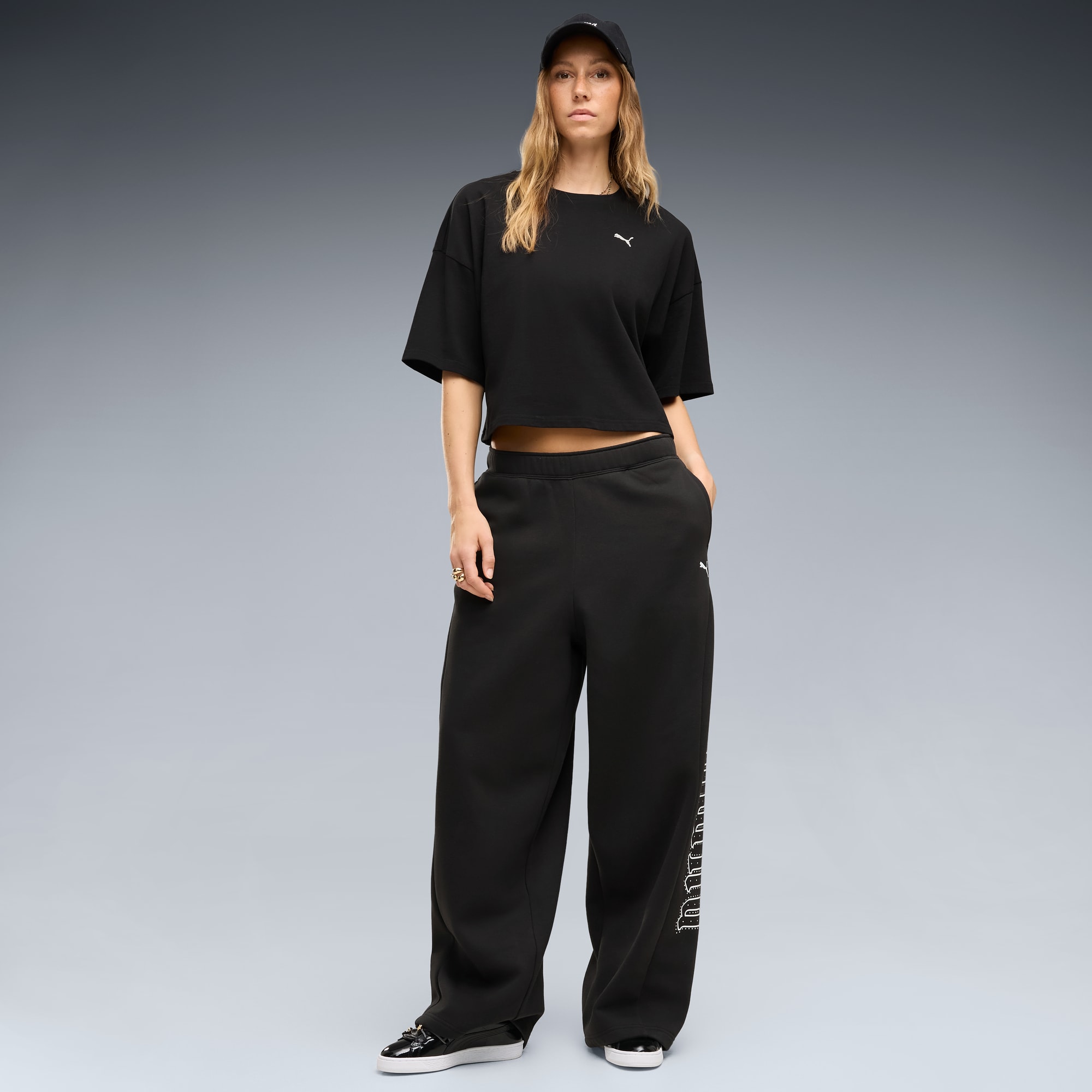 Sneakers Suede Bloom Patent Femme - PUMA Black-PUMA White