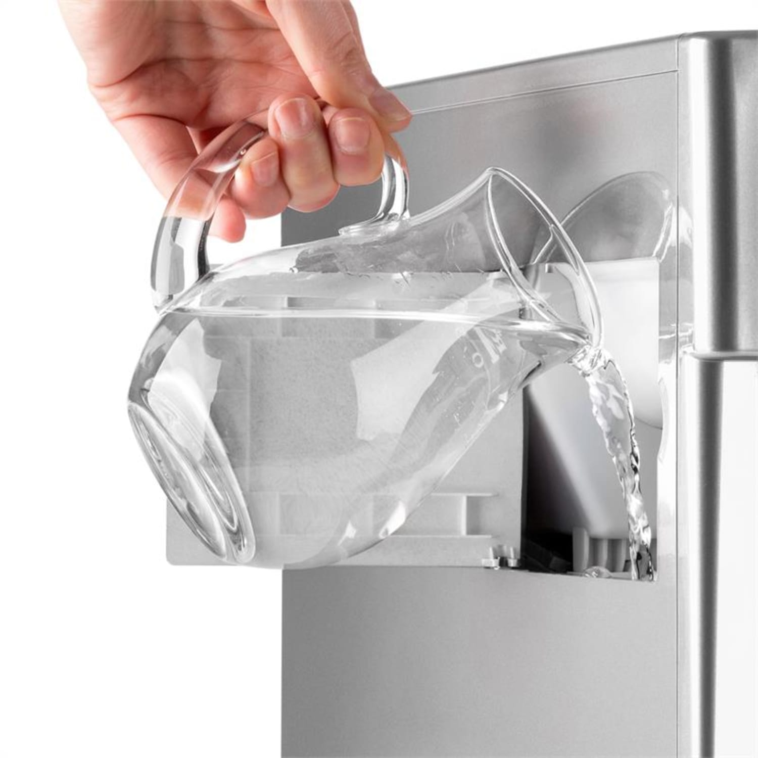 Ice Volcano 2GS Machine à glaçons LED 12kg - argent Argent
