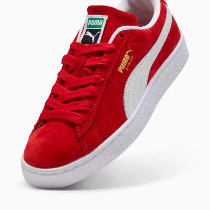 Baskets Suede Classic Enfant et Adolescent - For All Time Red-PUMA White