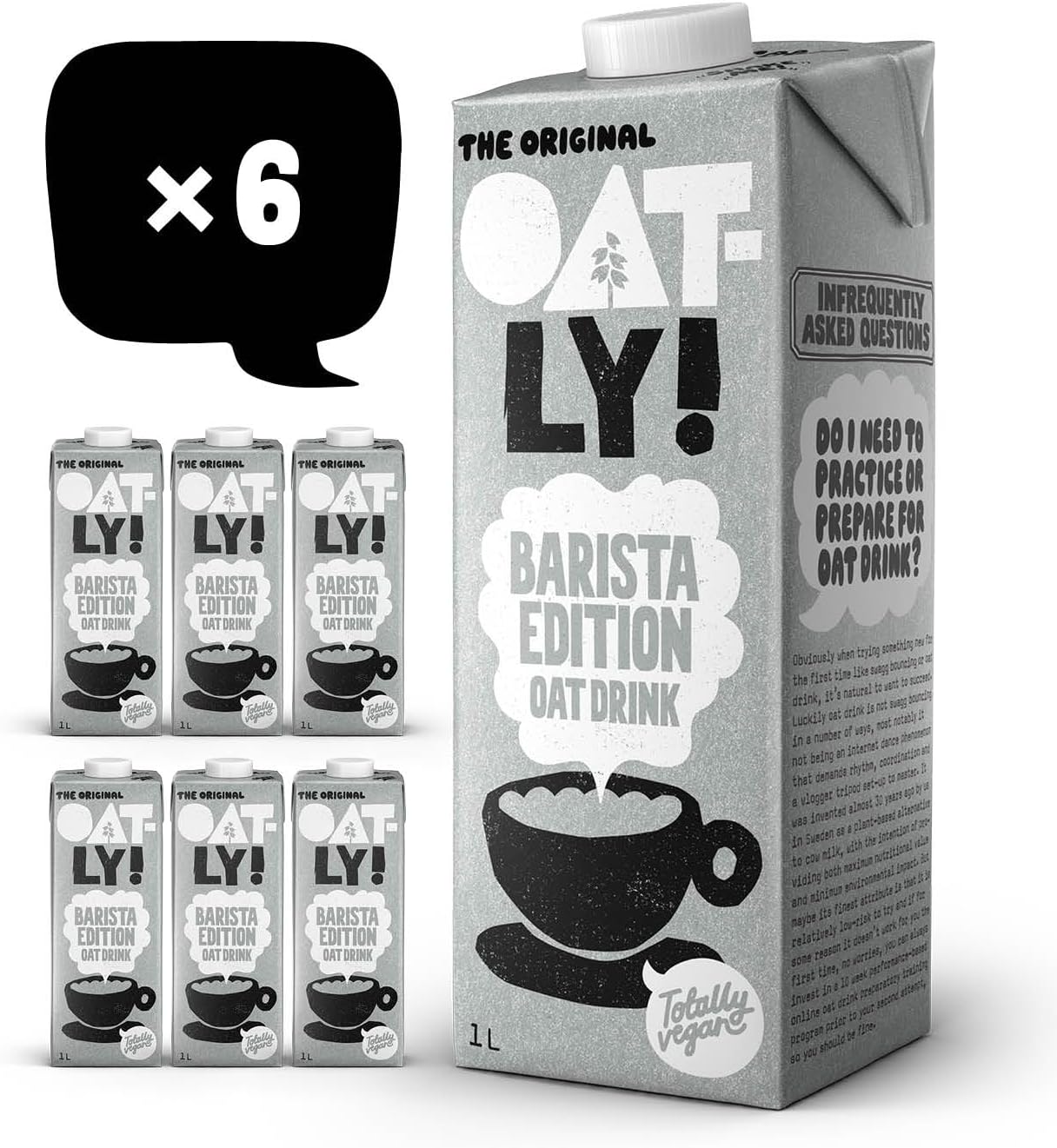 Oatly Barista Lait d'Avoine 6x1Litre