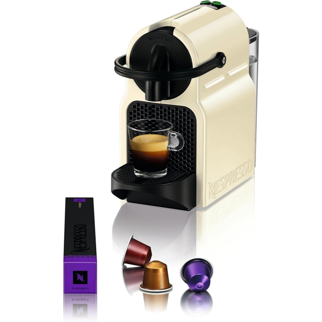 De'Longhi Nespresso Inissia EN80.B, Machine à Café Automatique, Machine à Capsules pour une Seule Tasse