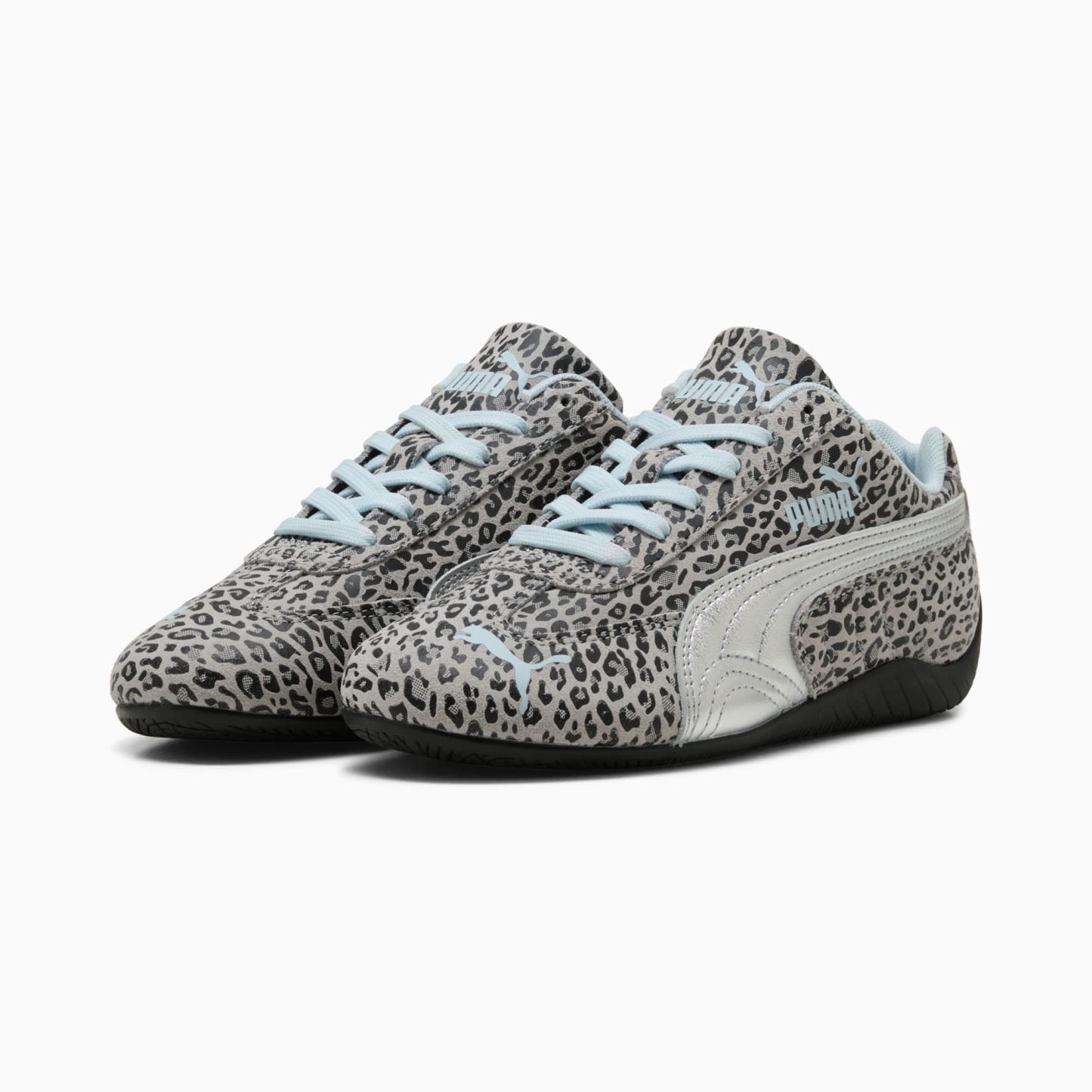 Sneakers Speedcat LeoGirl Enfant et Adolescent - Gray Echo-PUMA Silver