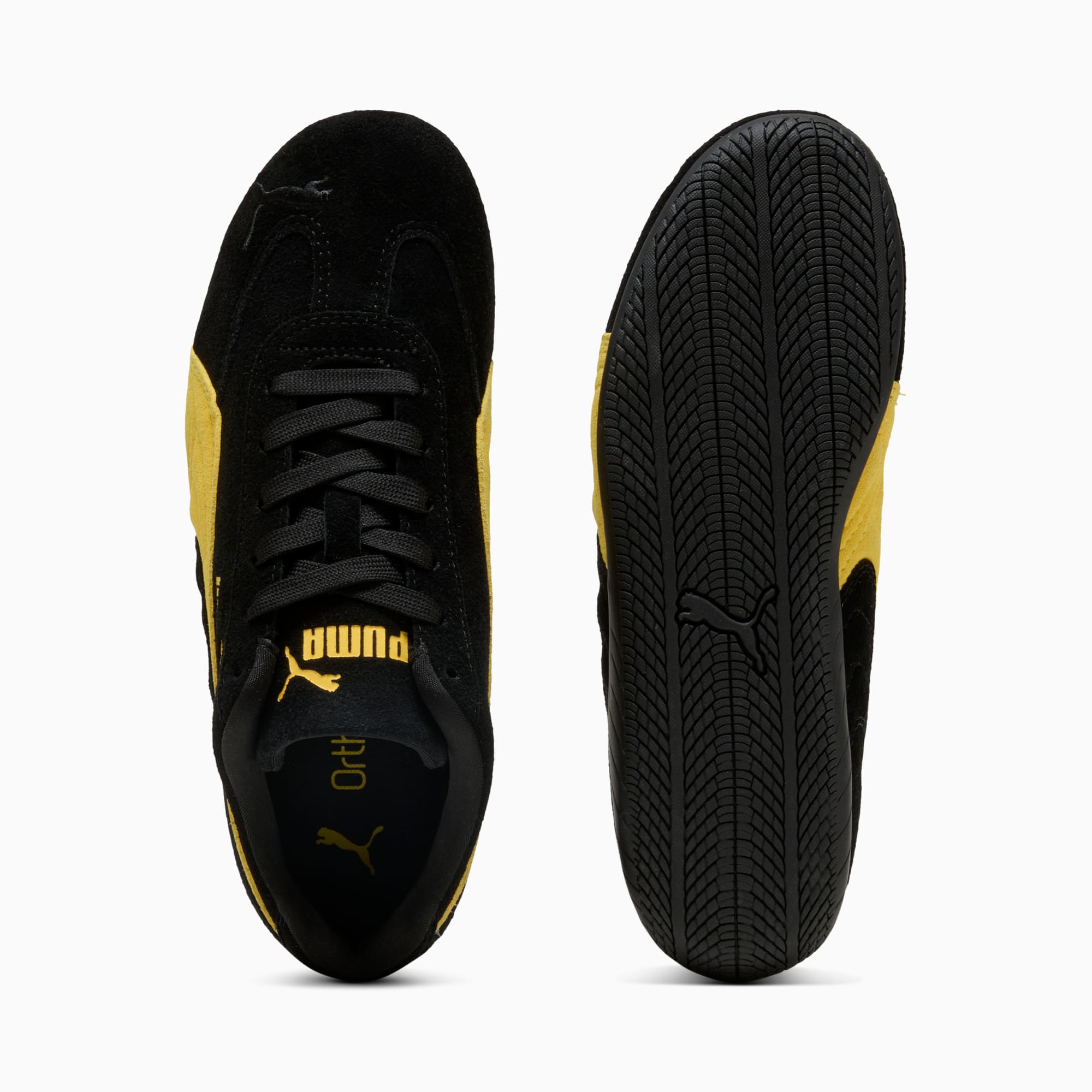 Sneakers Speedcat Enfant et Adolescent - PUMA Black-Pelé Yellow