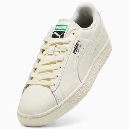 Sneakers Suede Unisexe - Warm White-Archive Green