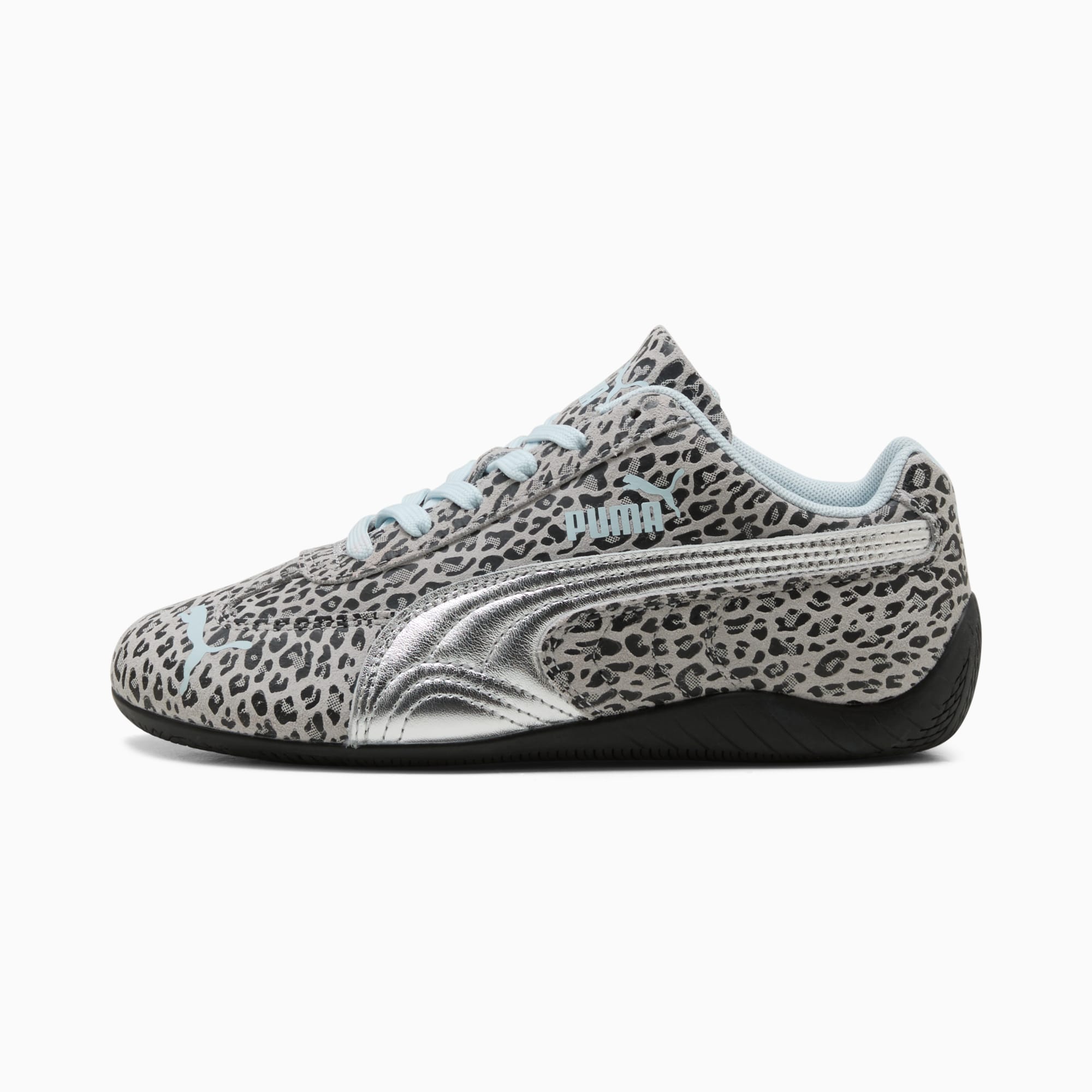 Sneakers Speedcat LeoGirl Enfant et Adolescent - Gray Echo-PUMA Silver
