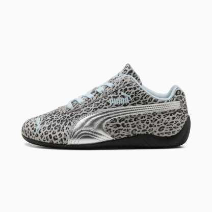 Sneakers Speedcat LeoGirl Enfant et Adolescent - Gray Echo-PUMA Silver