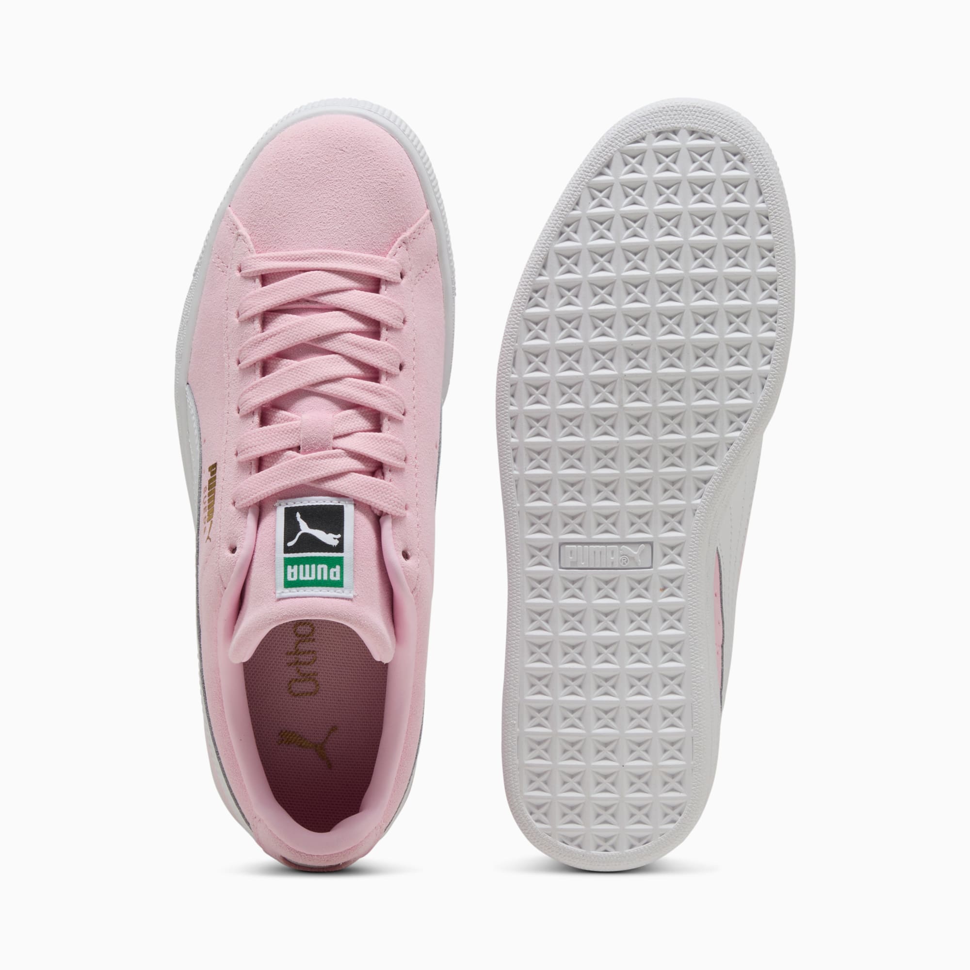 Baskets Suede Classic Enfant et Adolescent - Pink Lady-PUMA White