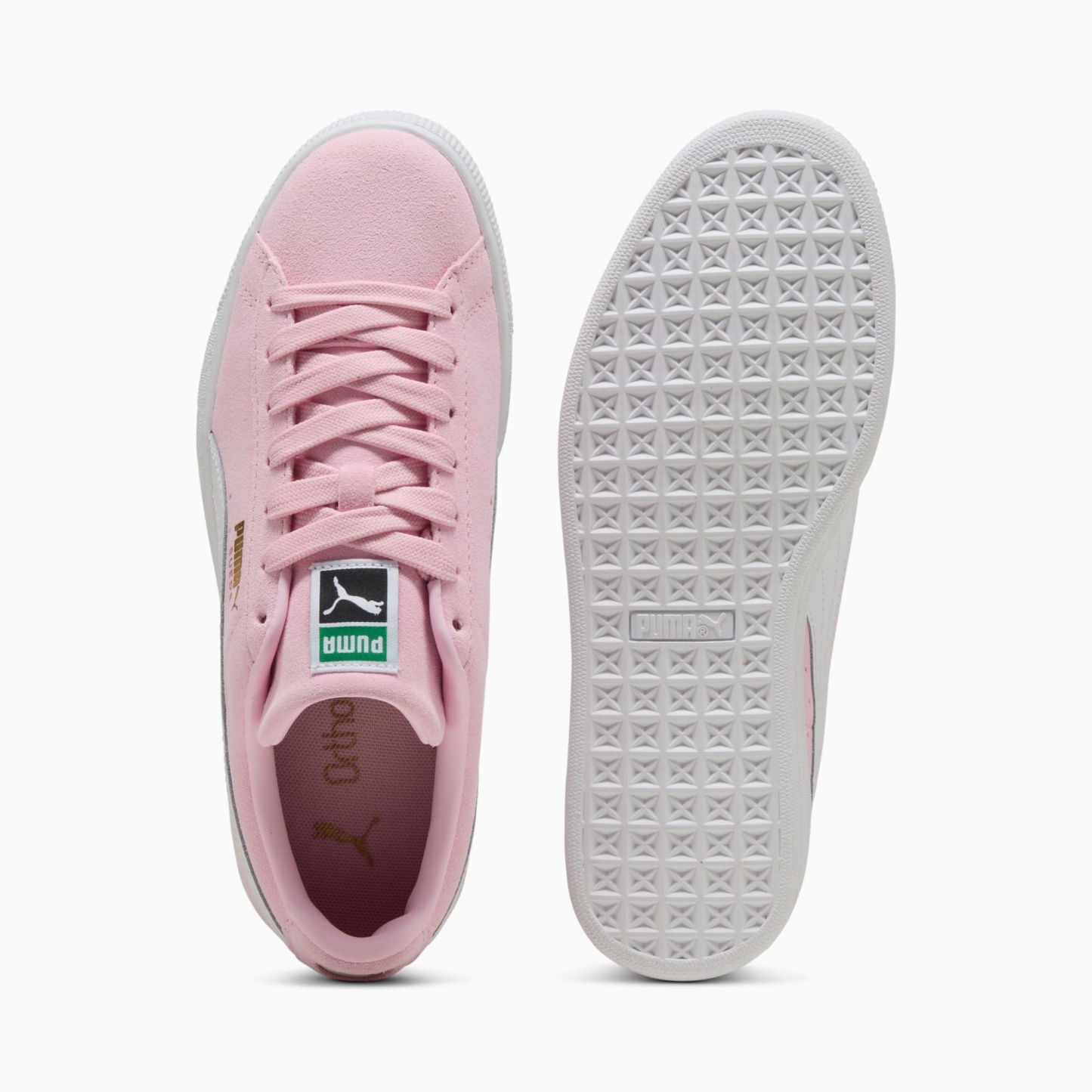 Baskets Suede Classic Enfant et Adolescent - Pink Lady-PUMA White