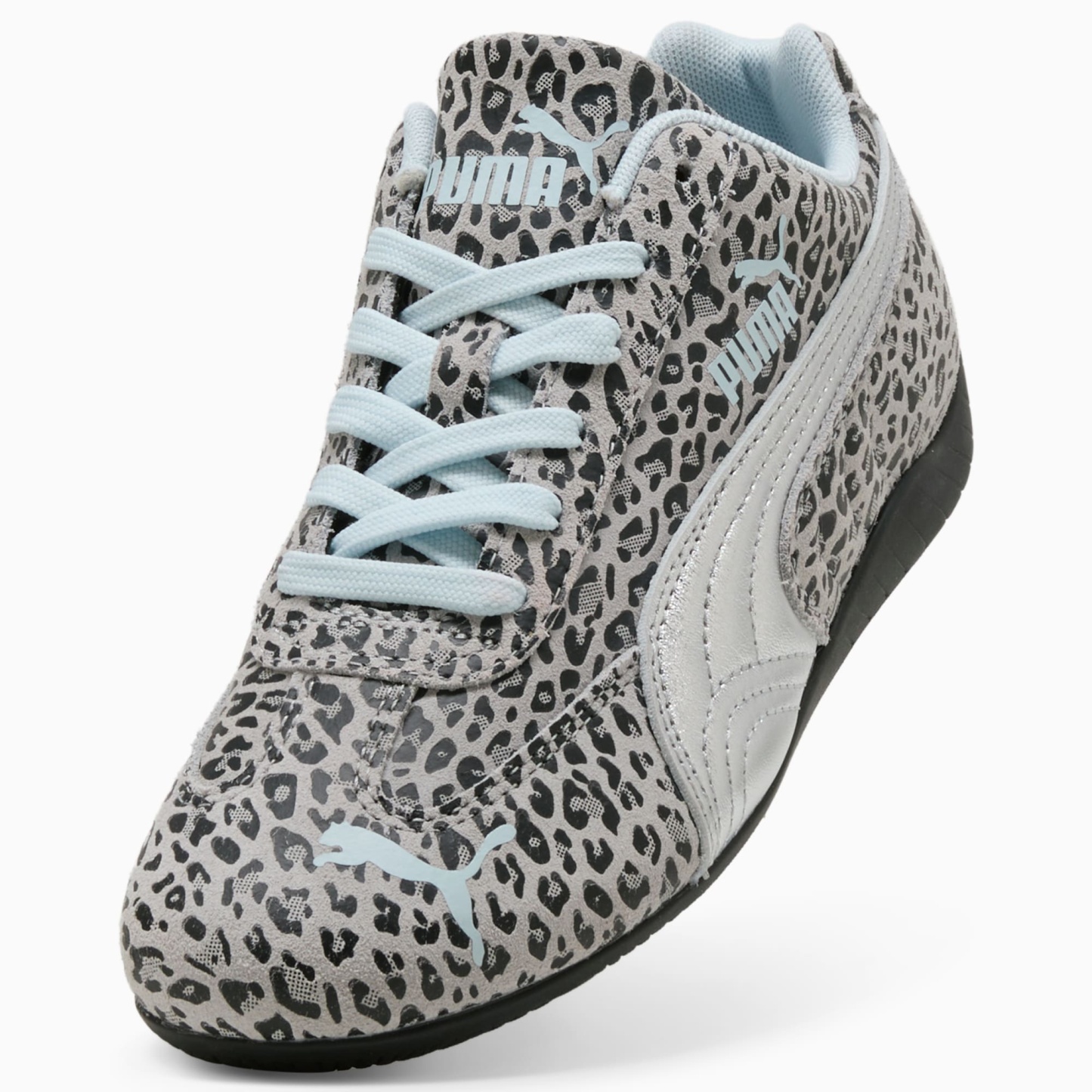 Sneakers Speedcat LeoGirl Enfant et Adolescent - Gray Echo-PUMA Silver