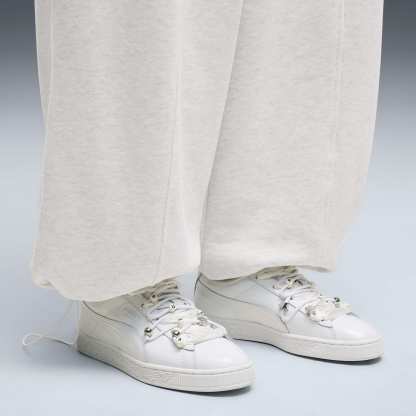 Sneakers Suede Bloom Patent Femme - PUMA White-Feather Gray