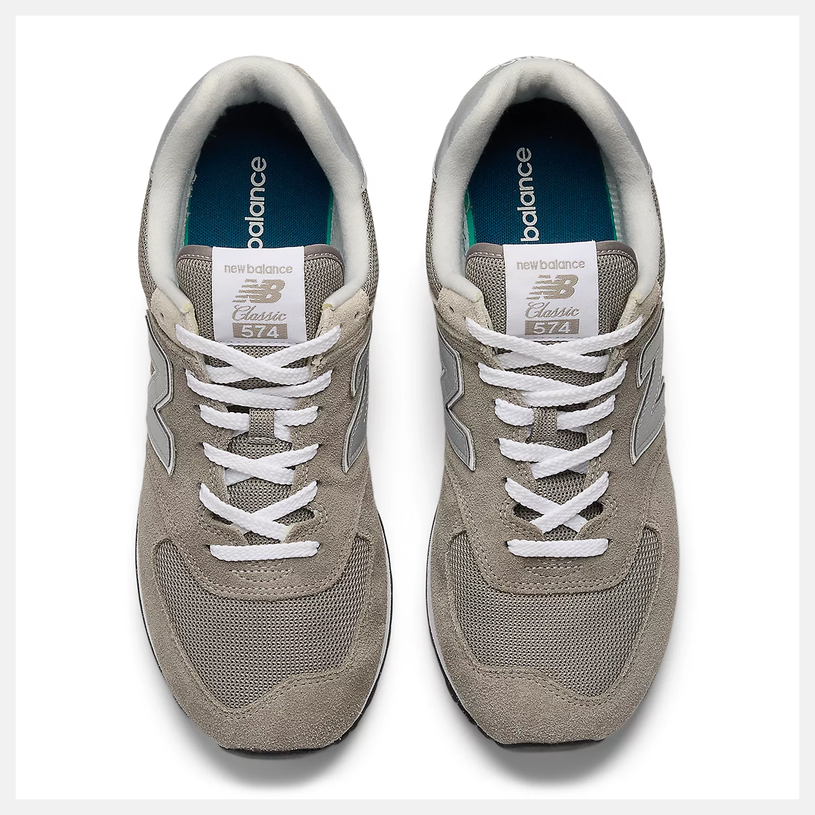 New Balance 574 Core ML574EVG Grey with WHITE