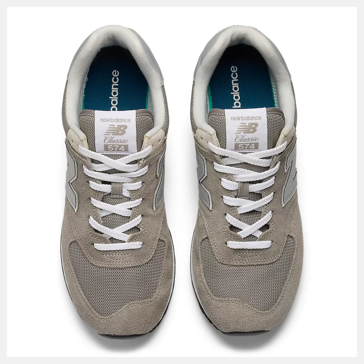 New Balance 574 Core ML574EVG Grey with WHITE