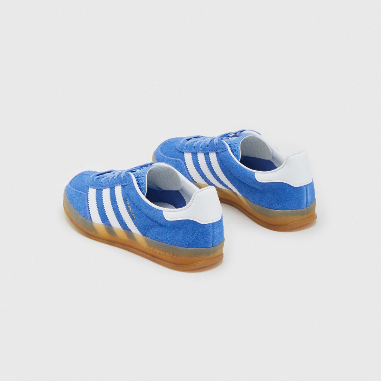 Adithtdas Originals GAZELLE INDOOR - Trainers - blue fusion cloud white gold metallic