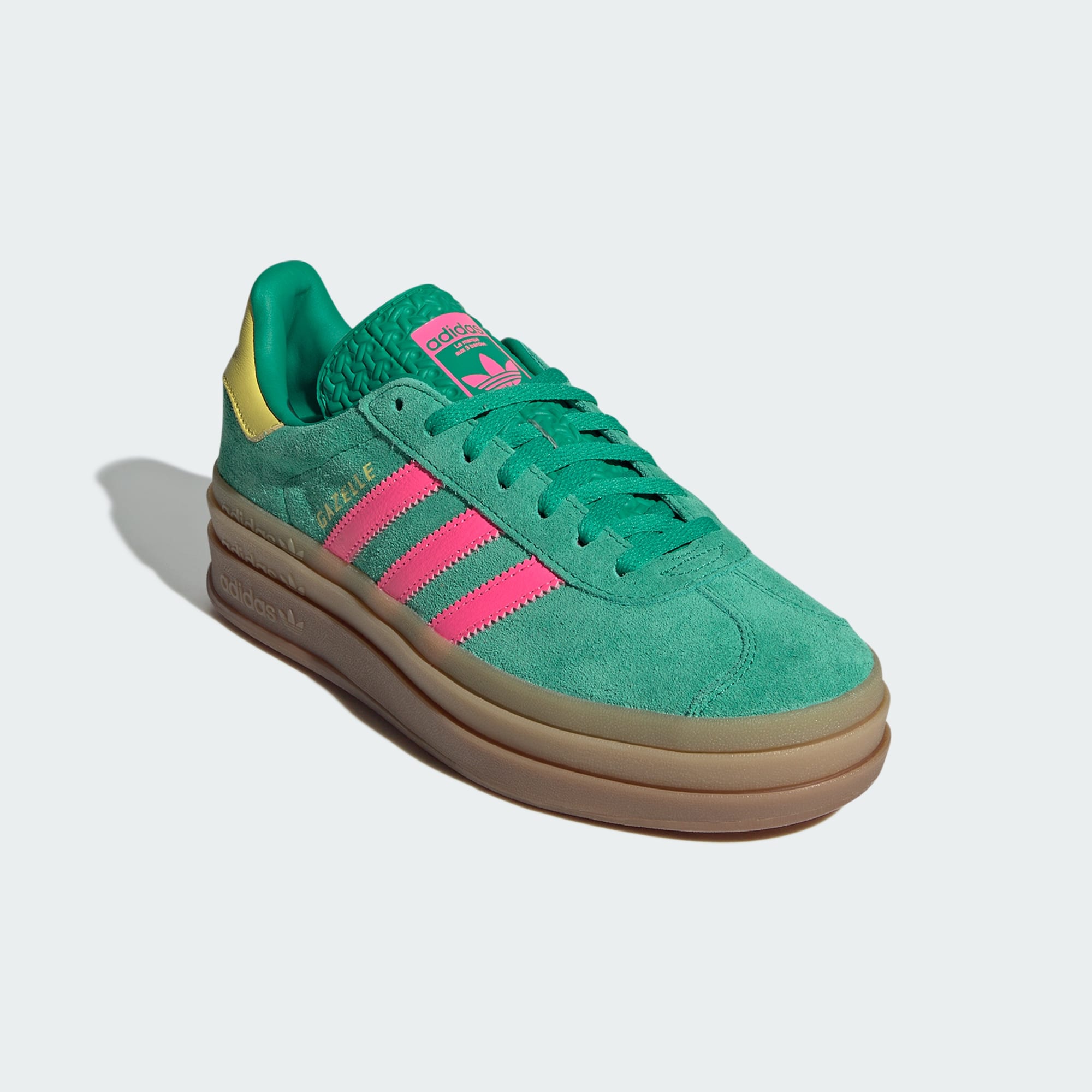 adithtdas Gazelle Bold Schuh (Pink / Green)