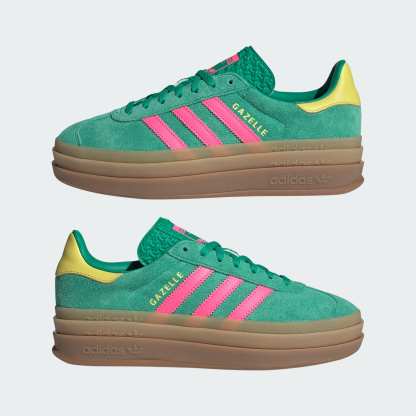 adithtdas Gazelle Bold Schuh (Pink / Green)