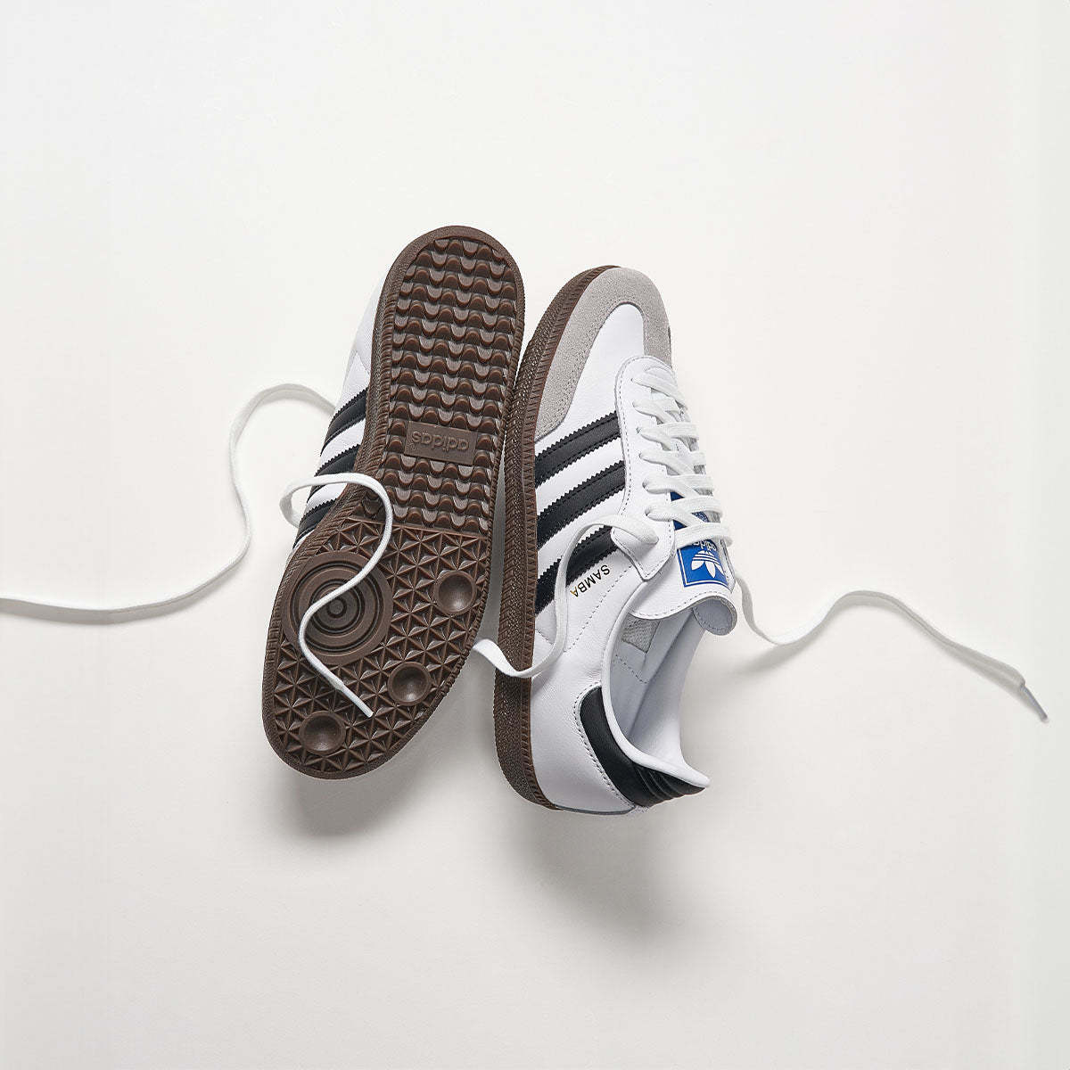 adithtdas Samba OG (Weiß / Schwarz)