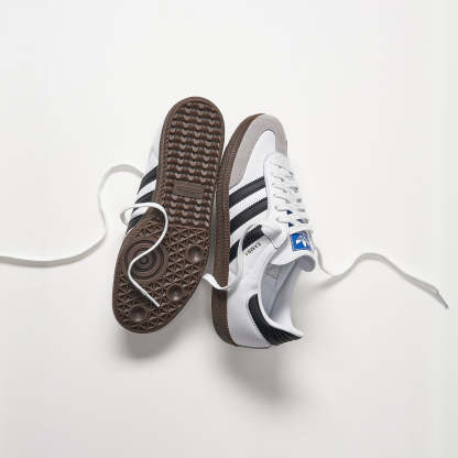 adithtdas Samba OG (Weiß / Schwarz)