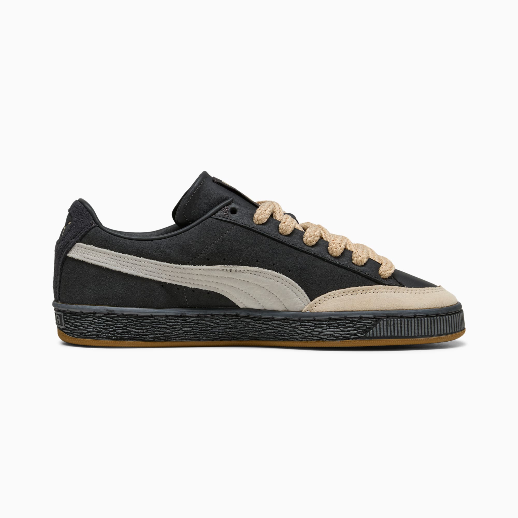 Sneakers Suede Vintage Black PUMA x NAHMIAS Unisexe - Flat Dark Gray-Vapor Gray-Honey Butter