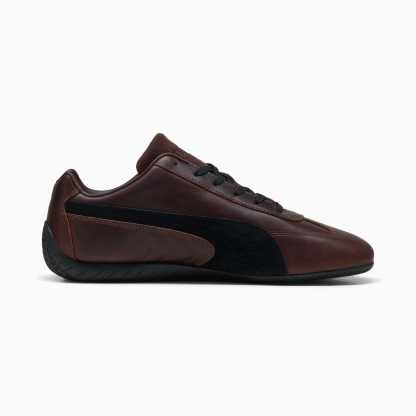 Sneakers Speedcat Dressed Unisexe - Leather Brown-PUMA Black