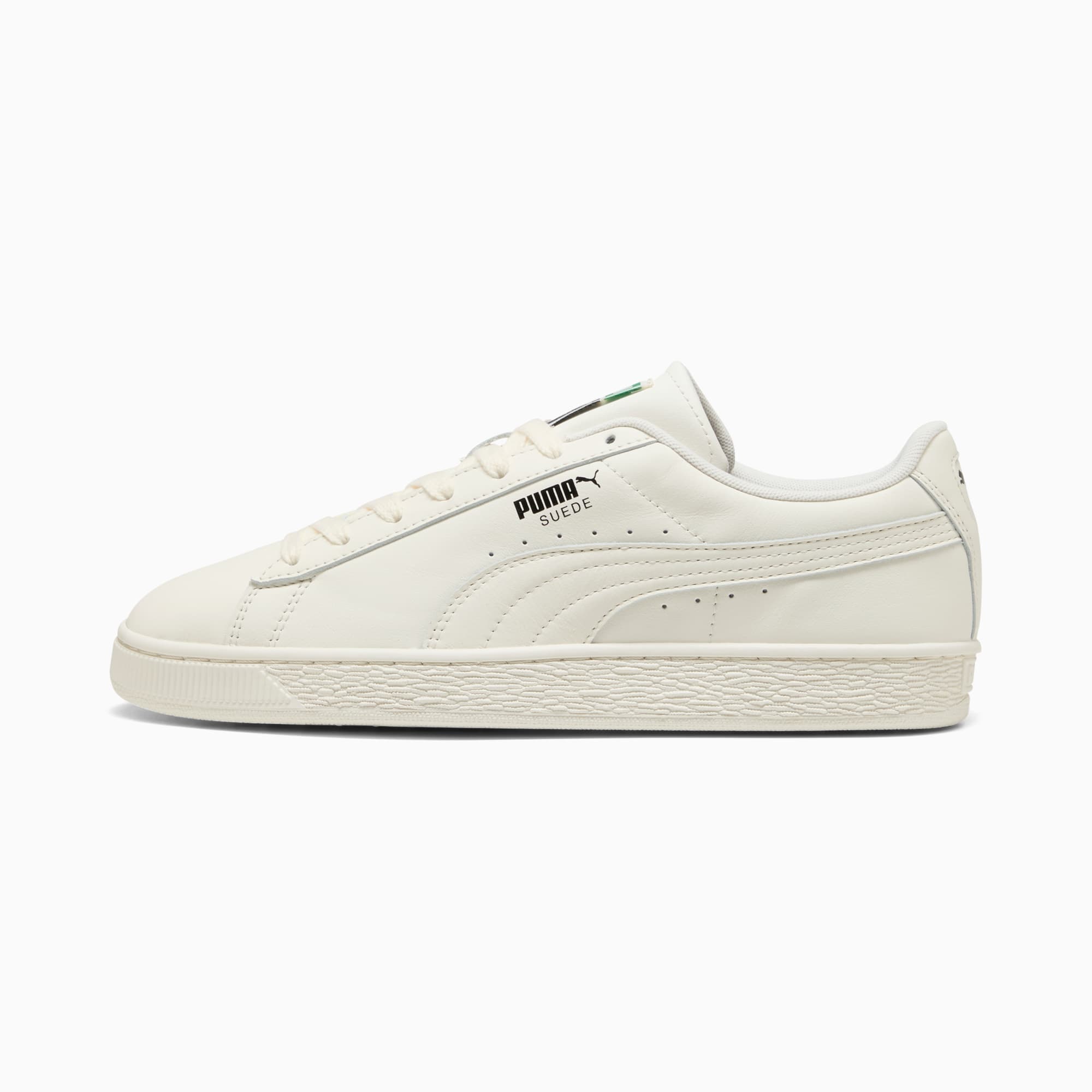 Sneakers Suede Unisexe - Warm White-Archive Green