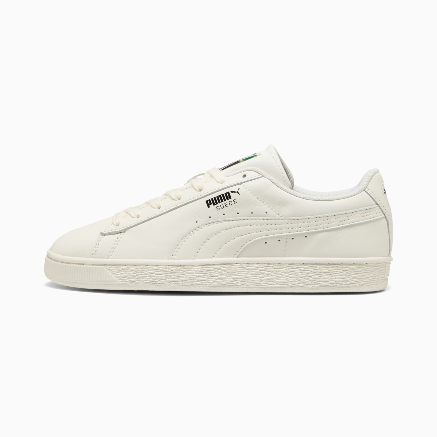 Sneakers Suede Unisexe - Warm White-Archive Green