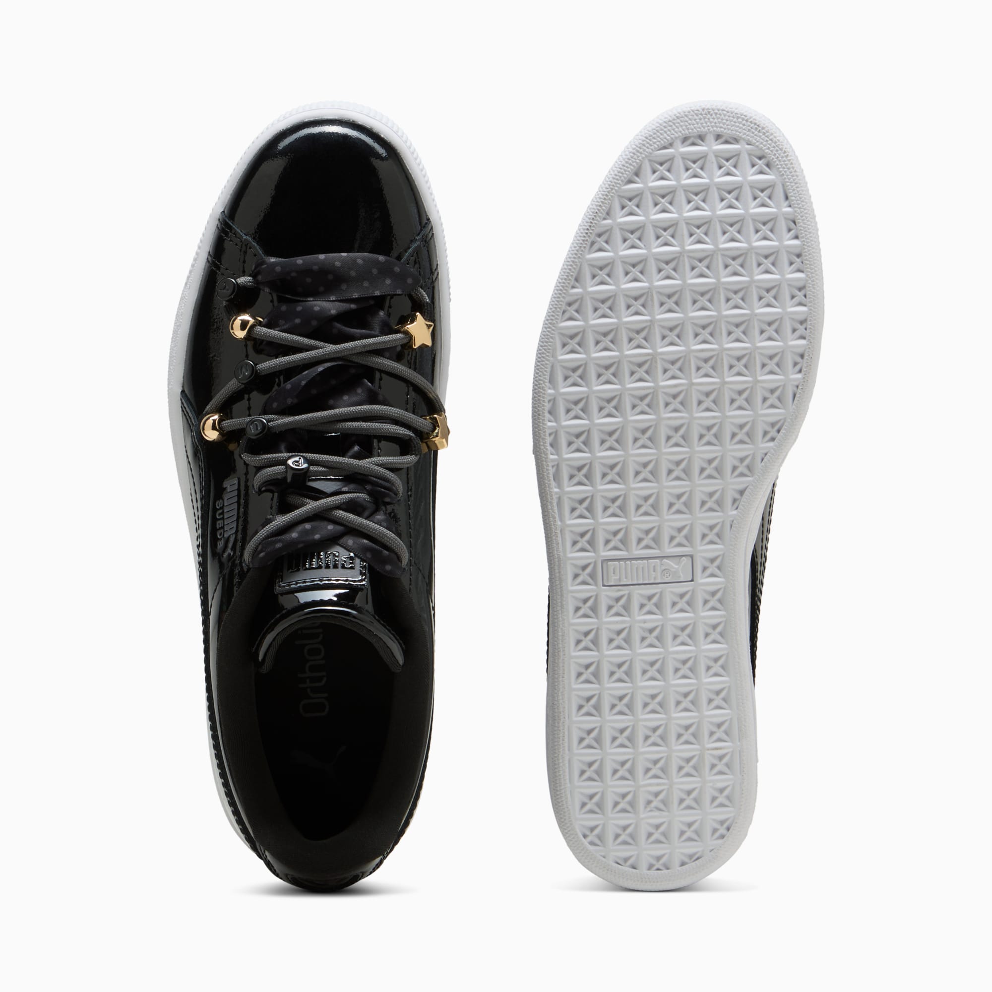 Sneakers Suede Bloom Patent Femme - PUMA Black-PUMA White