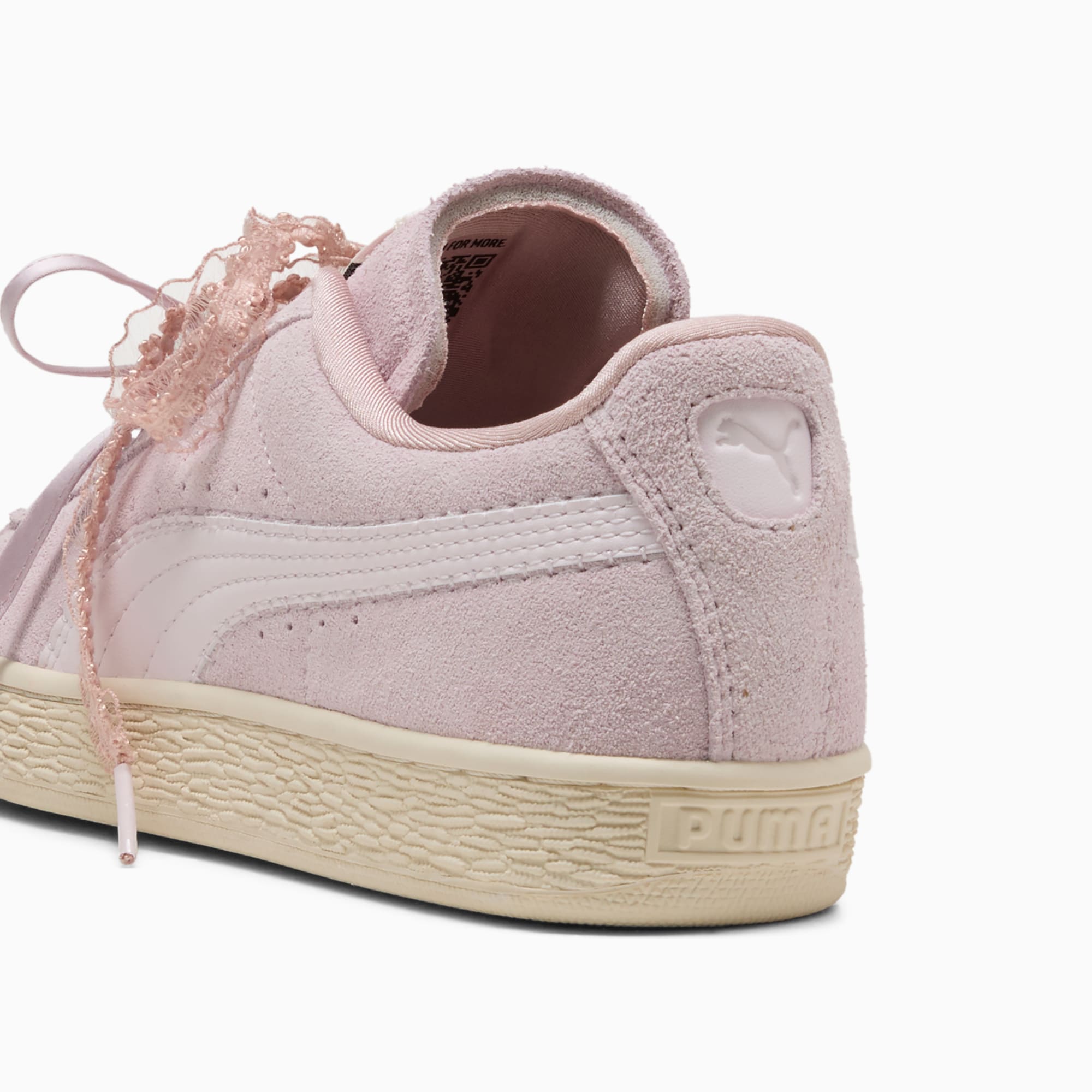 Sneakers Suede Bloom Femme - Misty Pink-Powder Pink