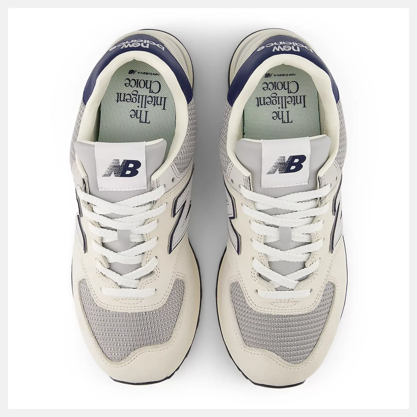 New Balance 574 U574SRR SEA SALT with NB NAVY