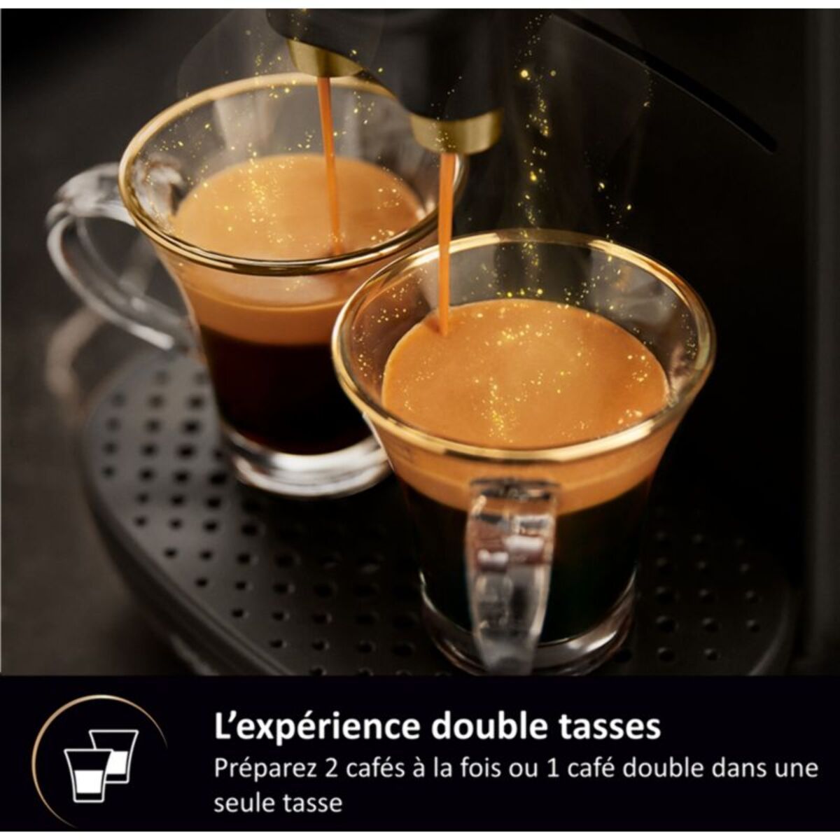 Cafetière à dosette PHIthtLIPS LM9012/00 L'Or Sublime Blanc Satin