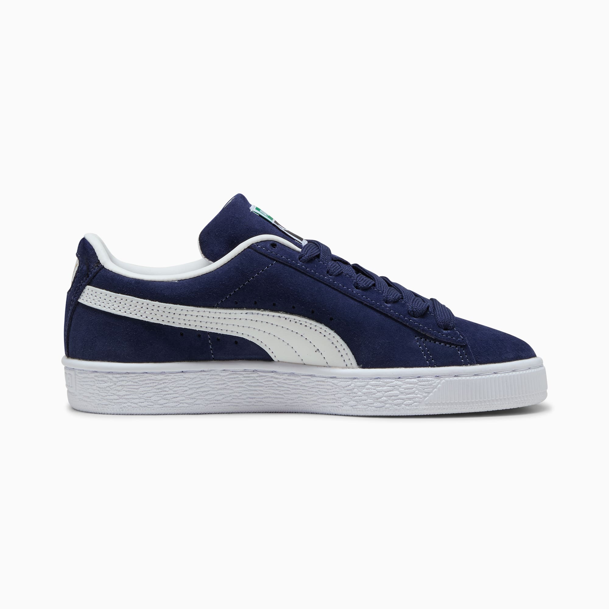 Baskets Suede Classic Enfant et Adolescent - PUMA Navy-PUMA White