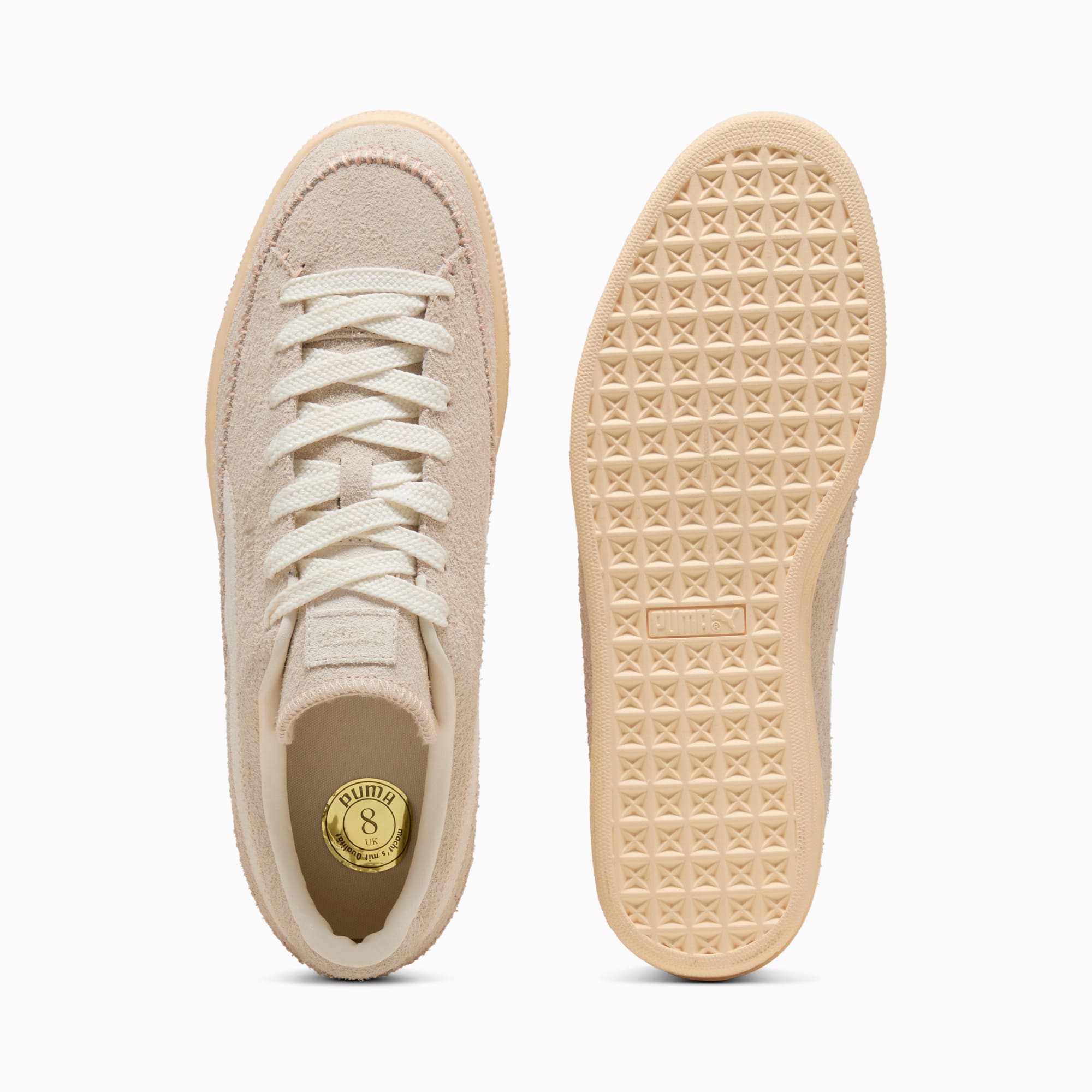 Sneakers Suede Moccasin Unisexe - Frosted Ivory-Warm White