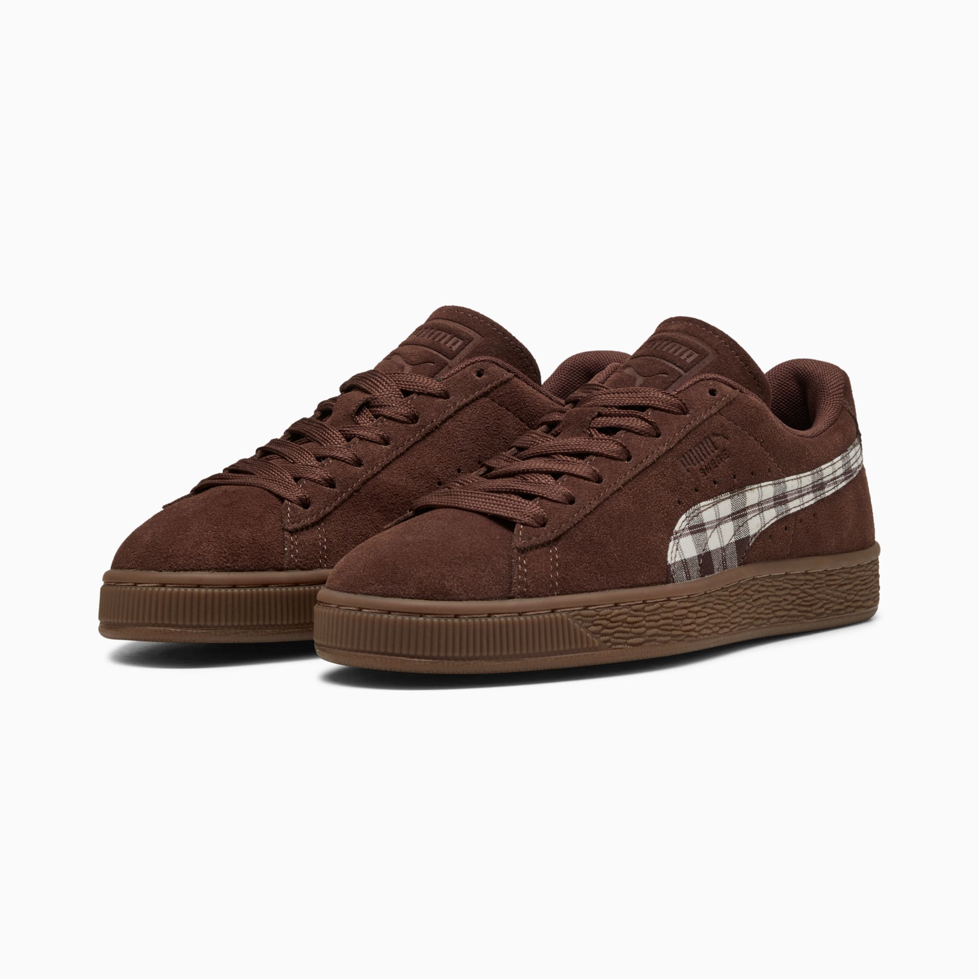 Sneakers Suede Patch Unisexe - Chestnut Brown