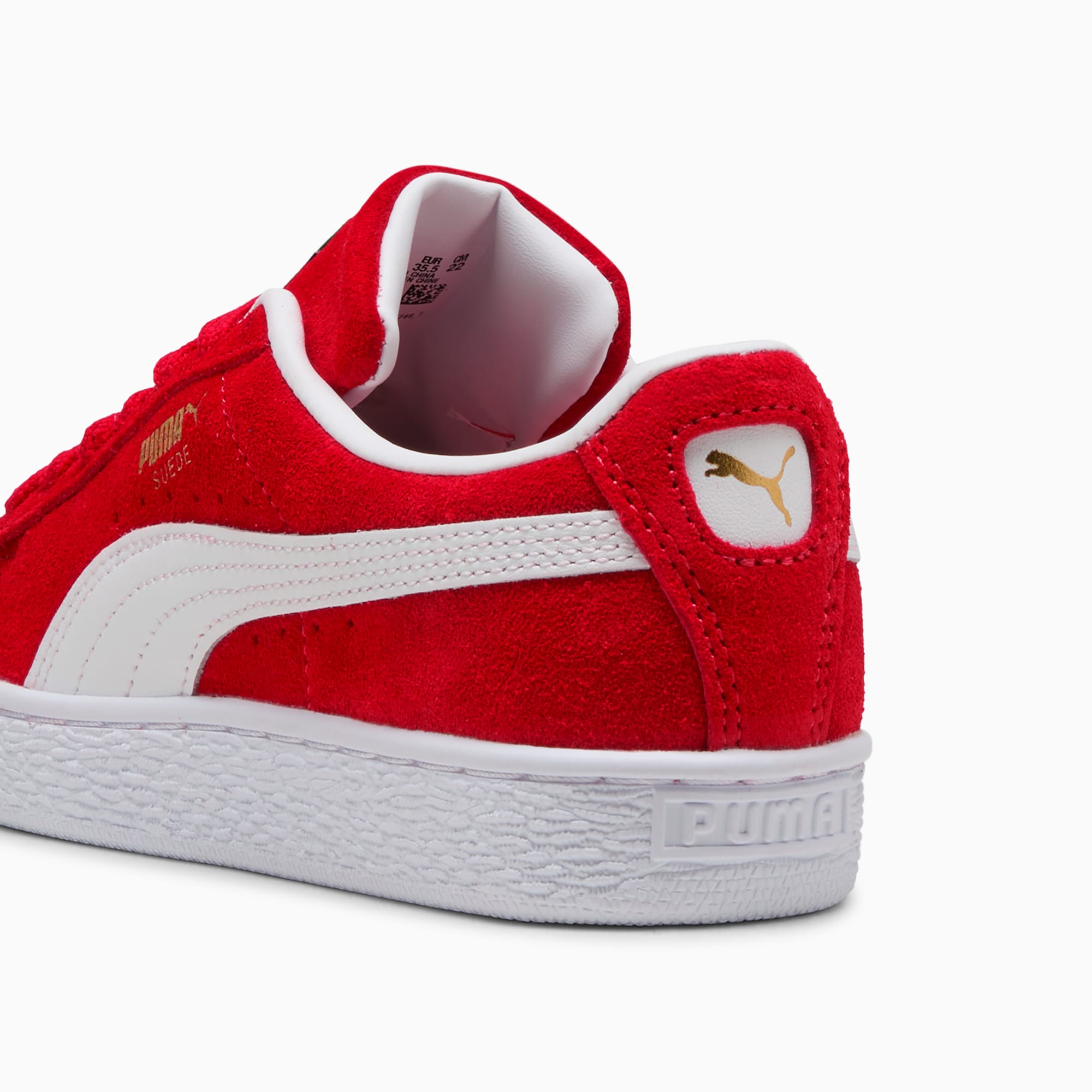 Baskets Suede Classic Enfant et Adolescent - For All Time Red-PUMA White