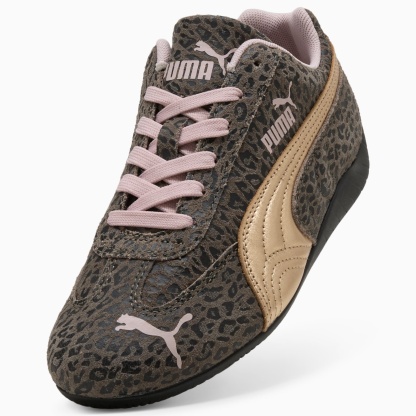 Sneakers Speedcat LeoGirl Enfant et Adolescent - Matte Bronze-PUMA Gold
