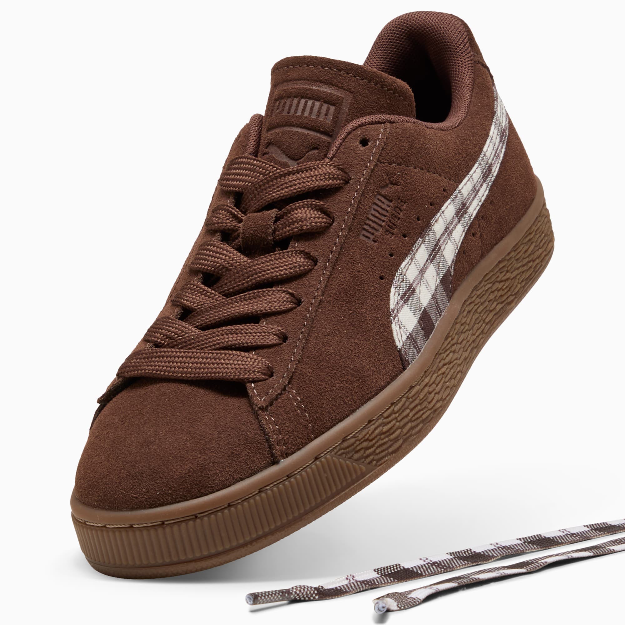 Sneakers Suede Patch Unisexe - Chestnut Brown
