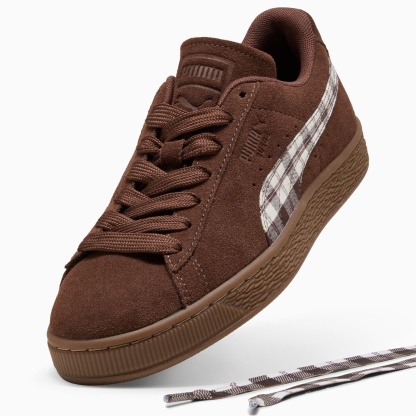 Sneakers Suede Patch Unisexe - Chestnut Brown