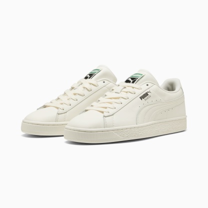 Sneakers Suede Unisexe - Warm White-Archive Green