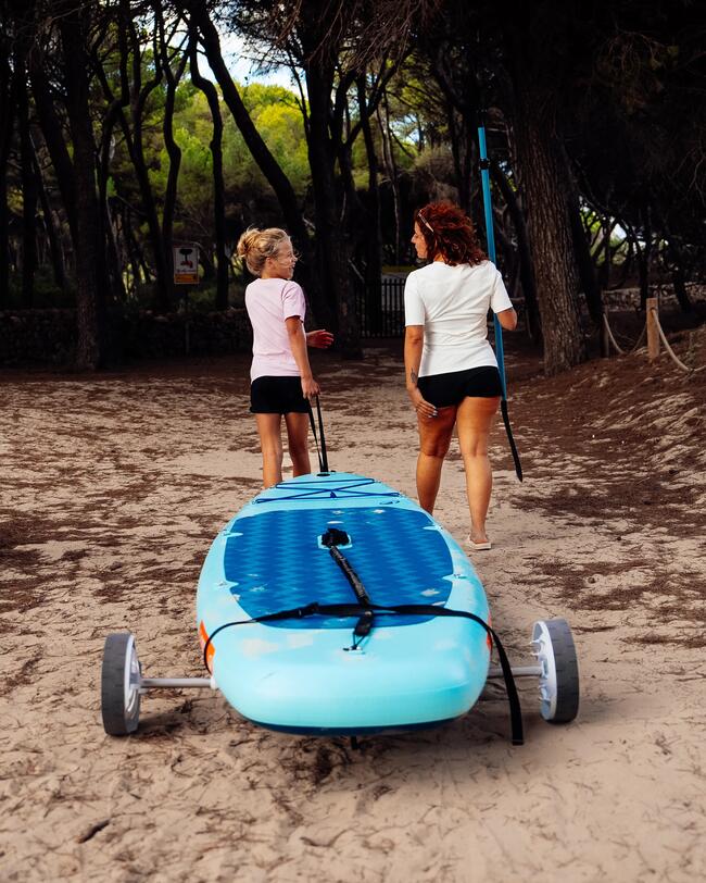 DECATHLON Pack Stand up paddle gonflable 10'6 ,1 ou 2 personnes (jusqu'à 130 kg)- 100 Bleu