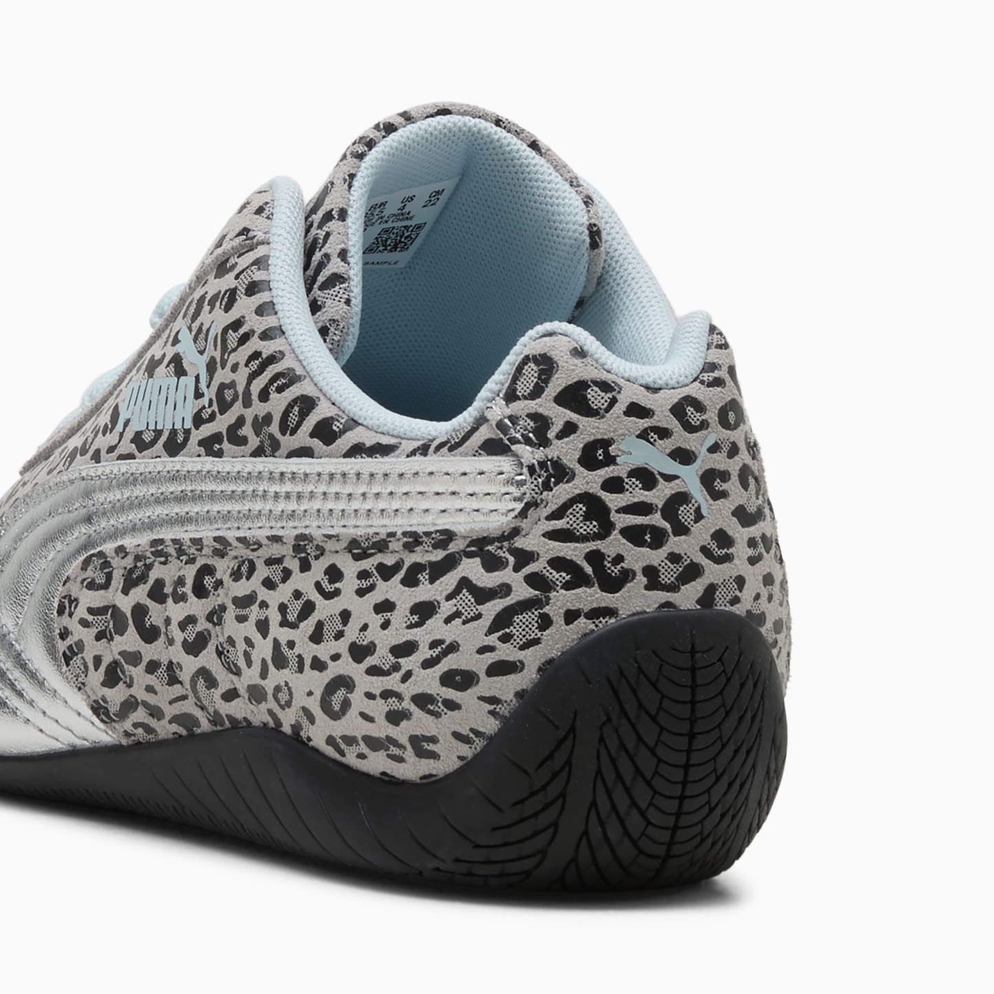 Sneakers Speedcat LeoGirl Enfant et Adolescent - Gray Echo-PUMA Silver