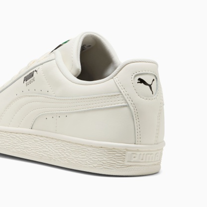 Sneakers Suede Unisexe - Warm White-Archive Green