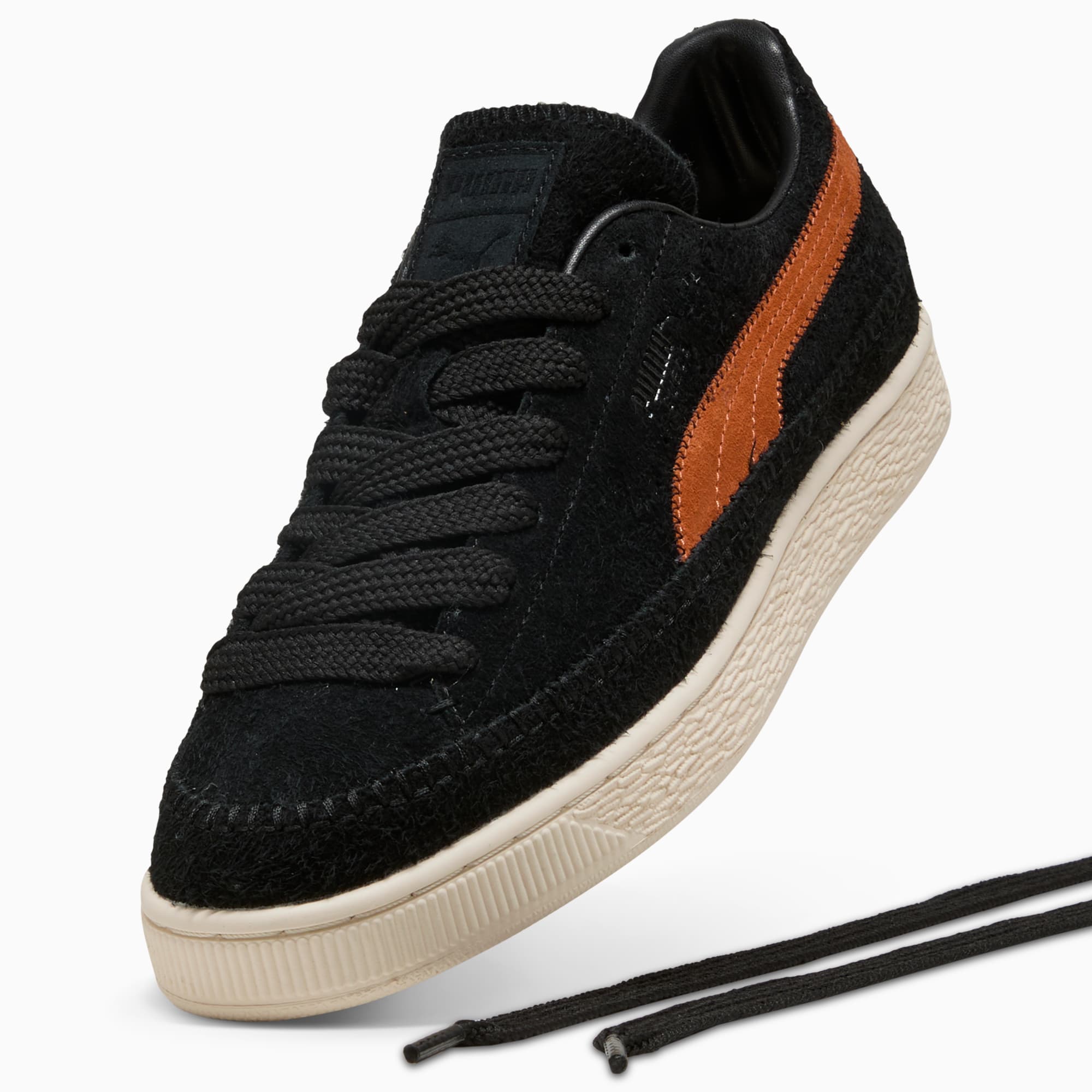 Sneakers Suede Moccasin Unisexe - PUMA Black-Brandy