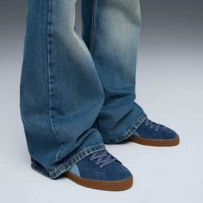 Sneakers Suede Fuzzy Unisexe - Persian Blue-Gum