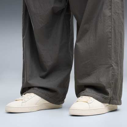 Sneakers Suede Unisexe - Warm White-Archive Green